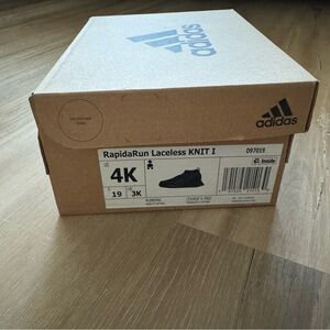 Adidas RapidaRun Laceless Knit I Shoes - Black